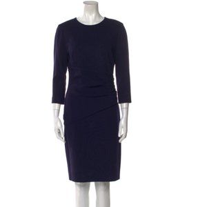 Diane Von Furstenberg Deep Blue Midi Dress